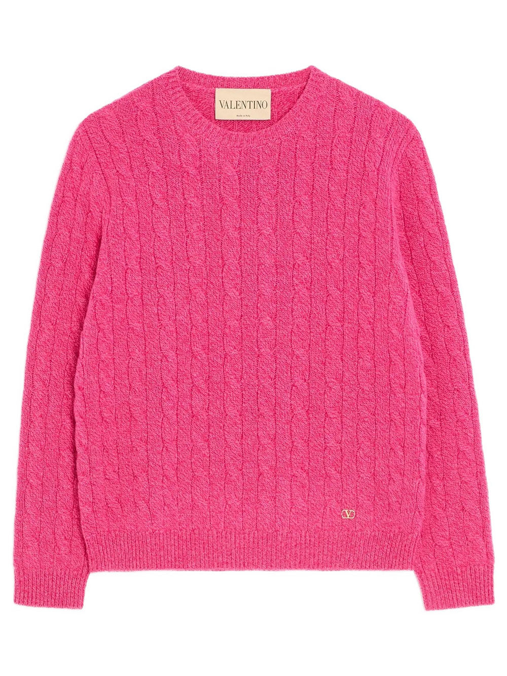 VALENTINO GARAVANI Valentino Garavani Women Wool Mouliné Cable-Knit Sweater