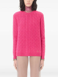 VALENTINO GARAVANI Valentino Garavani Women Wool Mouliné Cable-Knit Sweater
