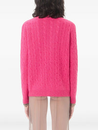VALENTINO GARAVANI Valentino Garavani Women Wool Mouliné Cable-Knit Sweater