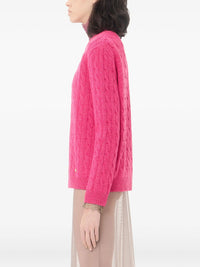 VALENTINO GARAVANI Valentino Garavani Women Wool Mouliné Cable-Knit Sweater