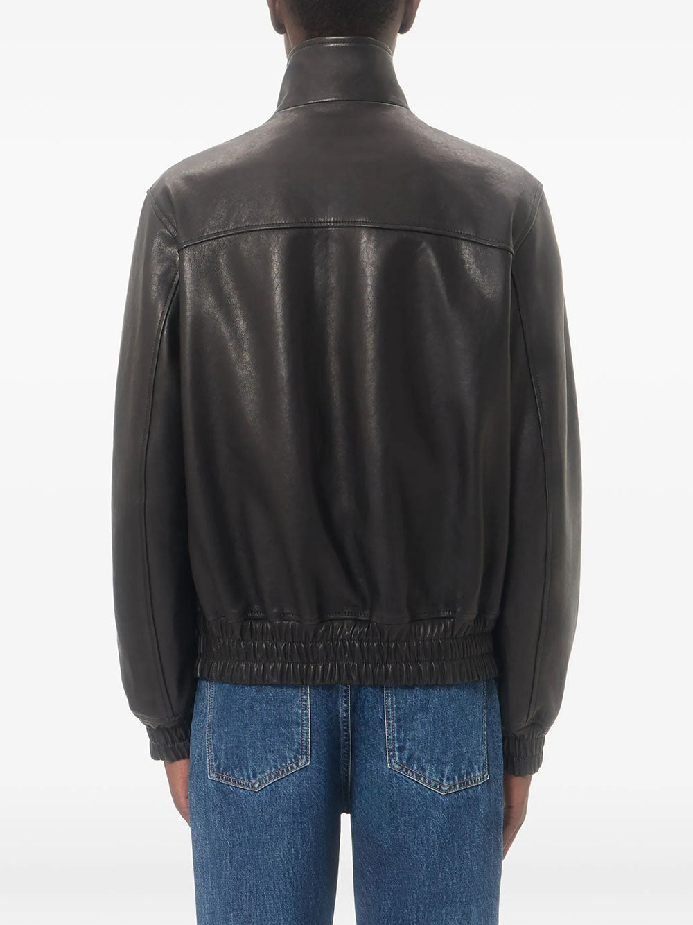Valentino Garavani Men Valentino Leather Jacket
