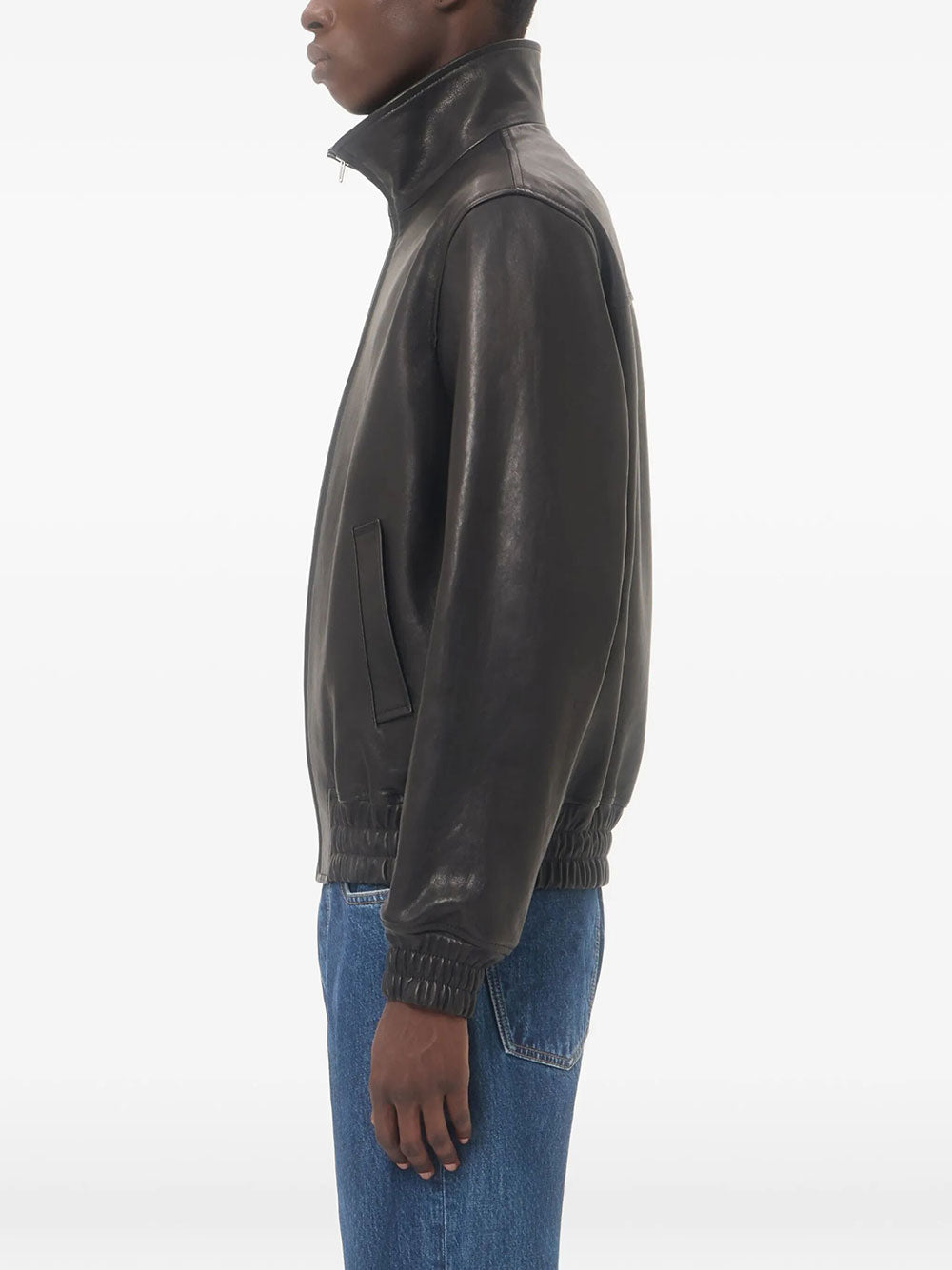 Valentino Garavani Men Valentino Leather Jacket