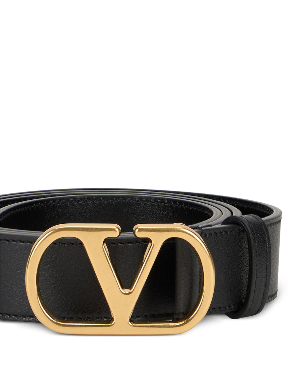 VALENTINO GARAVANI Valentino Garavani Men Vlogo Signature 30Mm Leather Belt