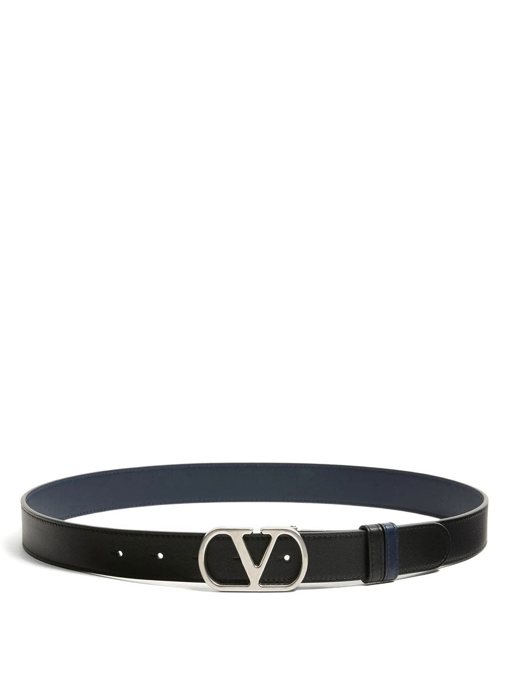 VALENTINO GARAVANI Valentino Garavani Men Vlogo Signature 30Mm Reversible Shiny Leather Belt