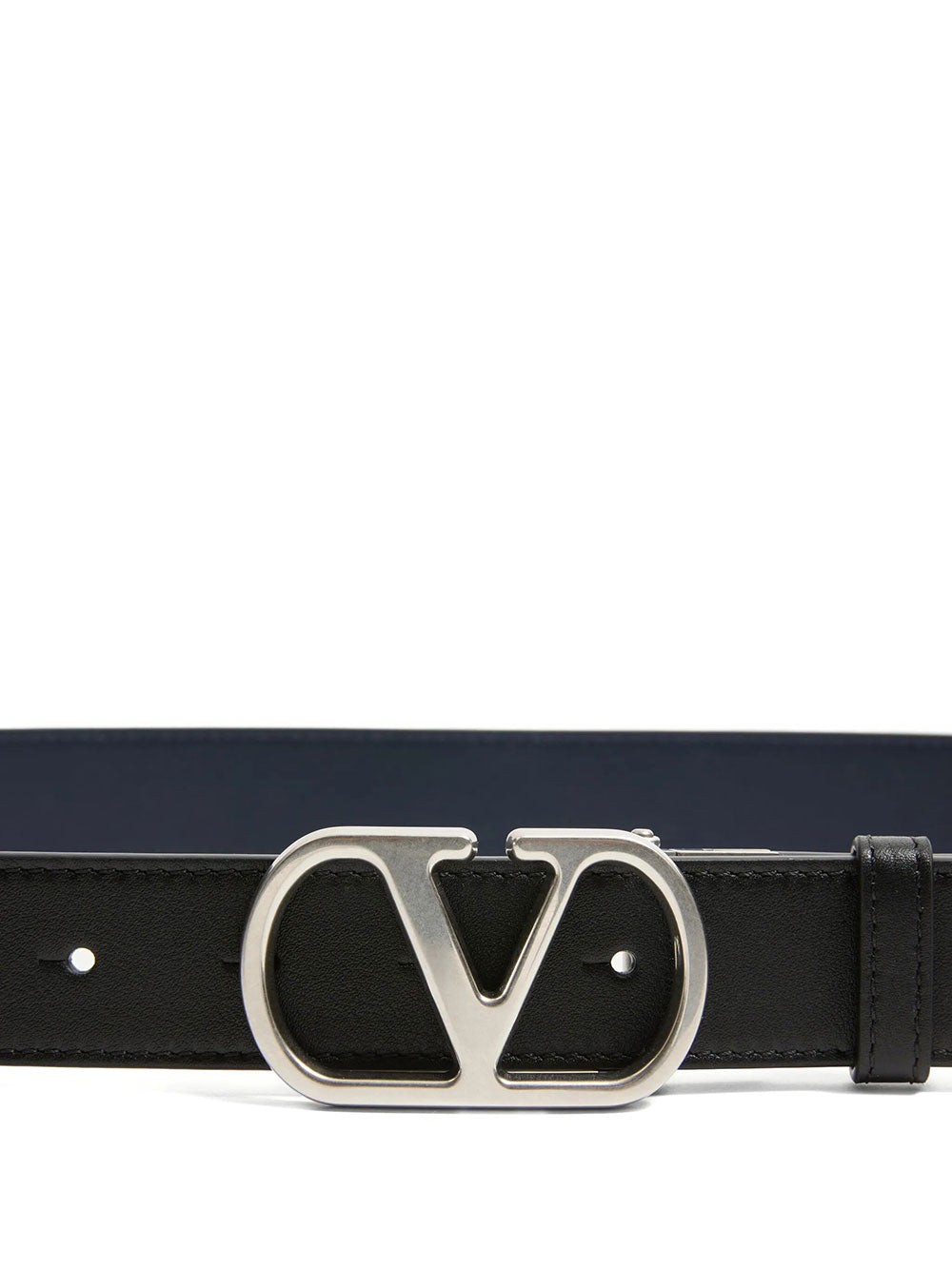 VALENTINO GARAVANI Valentino Garavani Men Vlogo Signature 30Mm Reversible Shiny Leather Belt