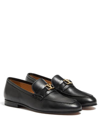 Valentino Garavani Men Vlogo Signature Nappa Leather Loafers
