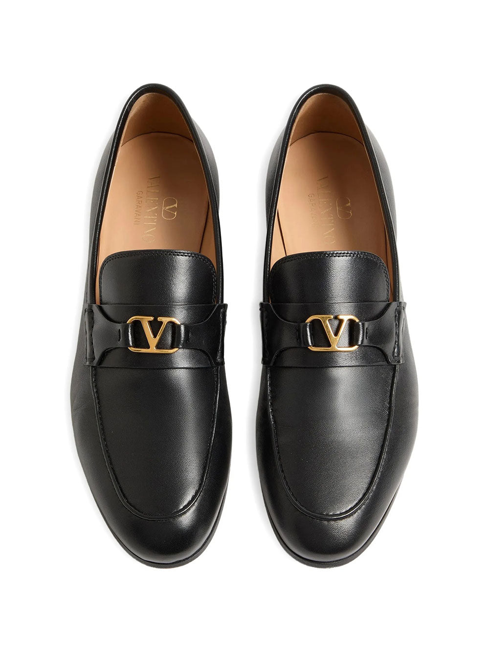 VALENTINO GARAVANI Vlogo Signature Nappa Leather Loafers Women