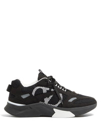 VALENTINO GARAVANI Demivee Sneakers In Mesh Fabric With Suede Inserts Women
