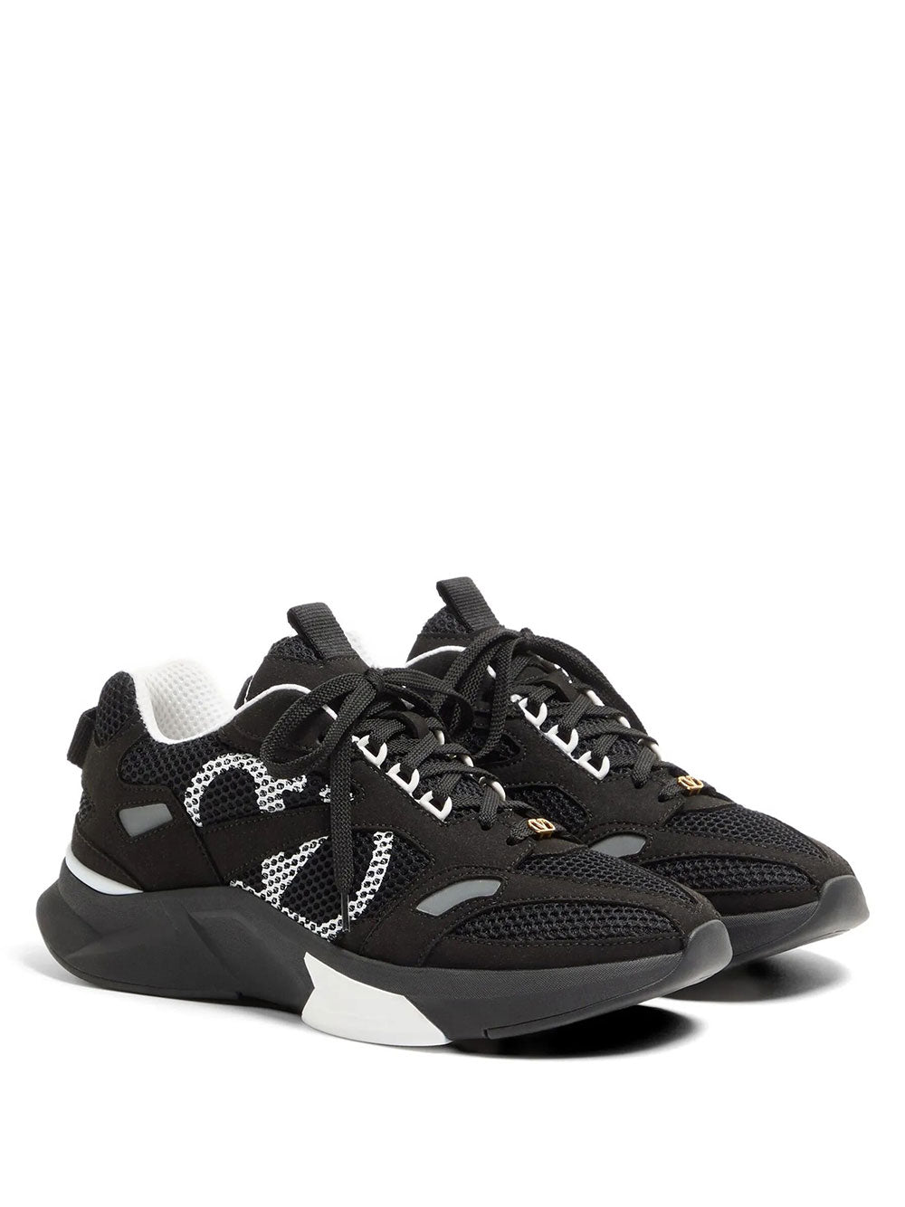 VALENTINO GARAVANI Demivee Sneakers In Mesh Fabric With Suede Inserts Women