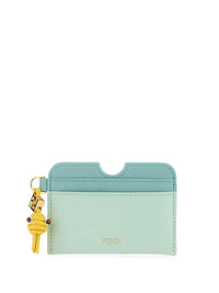 FENDI Ff Diamonds Leather Card Case Women