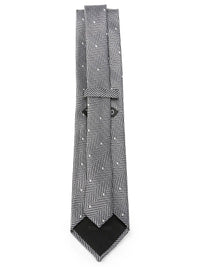 TOM FORD Polka-Dot And Herringbone Pattern Silk Tie Women