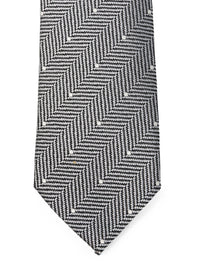 Tom Ford Men Polka-Dot And Herringbone Pattern Silk Tie