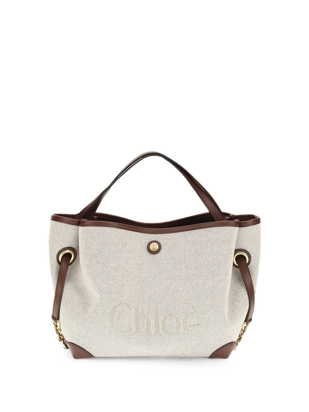CHLOE Chloe Women Small Chloé Clover Double Carry Bag In Canvas