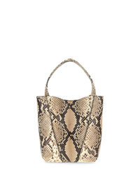 Chloe Women Small Chloé Spin Tote Bag In Python-Effect Leather
