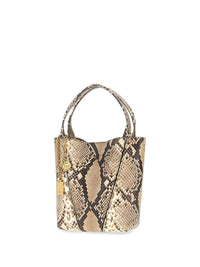 CHLOÉ Small Chloé Spin Tote Bag In Python-Effect Leather Women