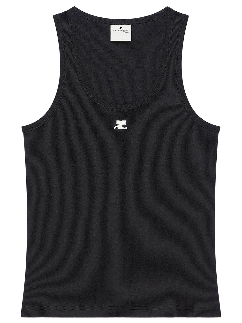 COURREGES 90`S Rib Tank Top Women