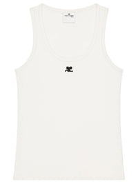 Courreges Women 90`S Rib Tank Top
