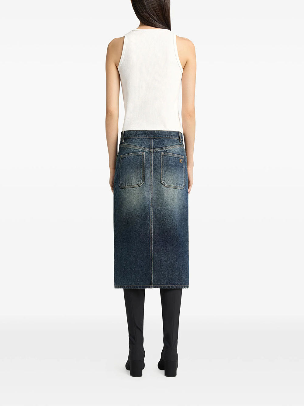 Courreges Women 90`S Rib Tank Top