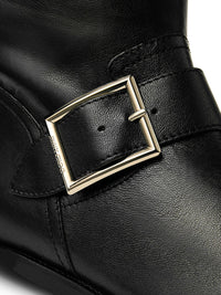 Jimmy Choo Women Biker Mid Leather Ankle Boots
