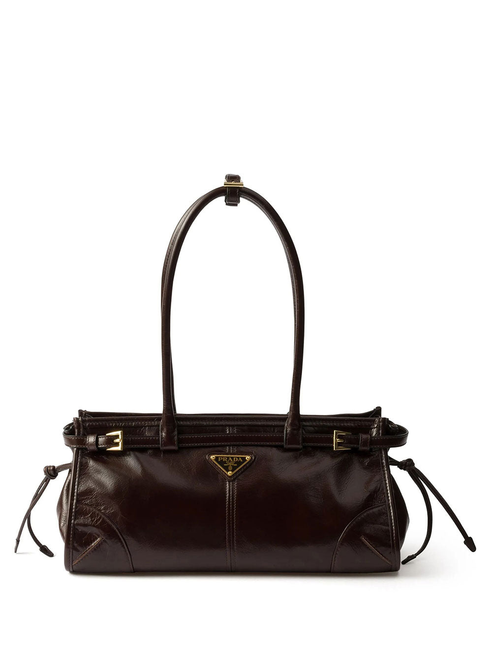Prada Women Prada Bonnie Medium Leather Handbag