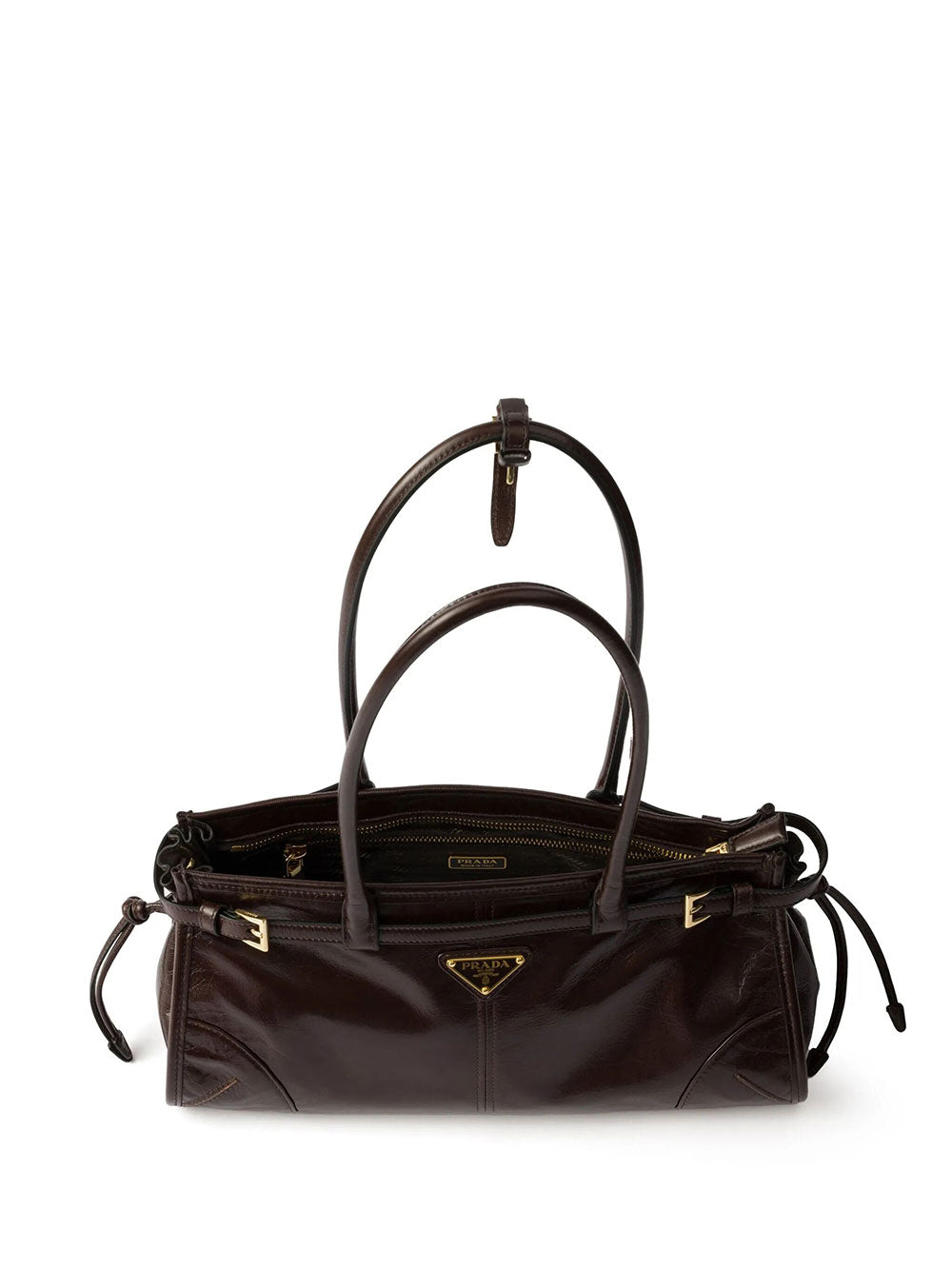 Prada Women Prada Bonnie Medium Leather Handbag