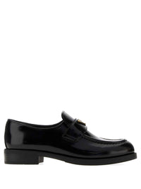 PRADA Brushed Leather Loafers Women