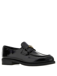 PRADA Brushed Leather Loafers Women