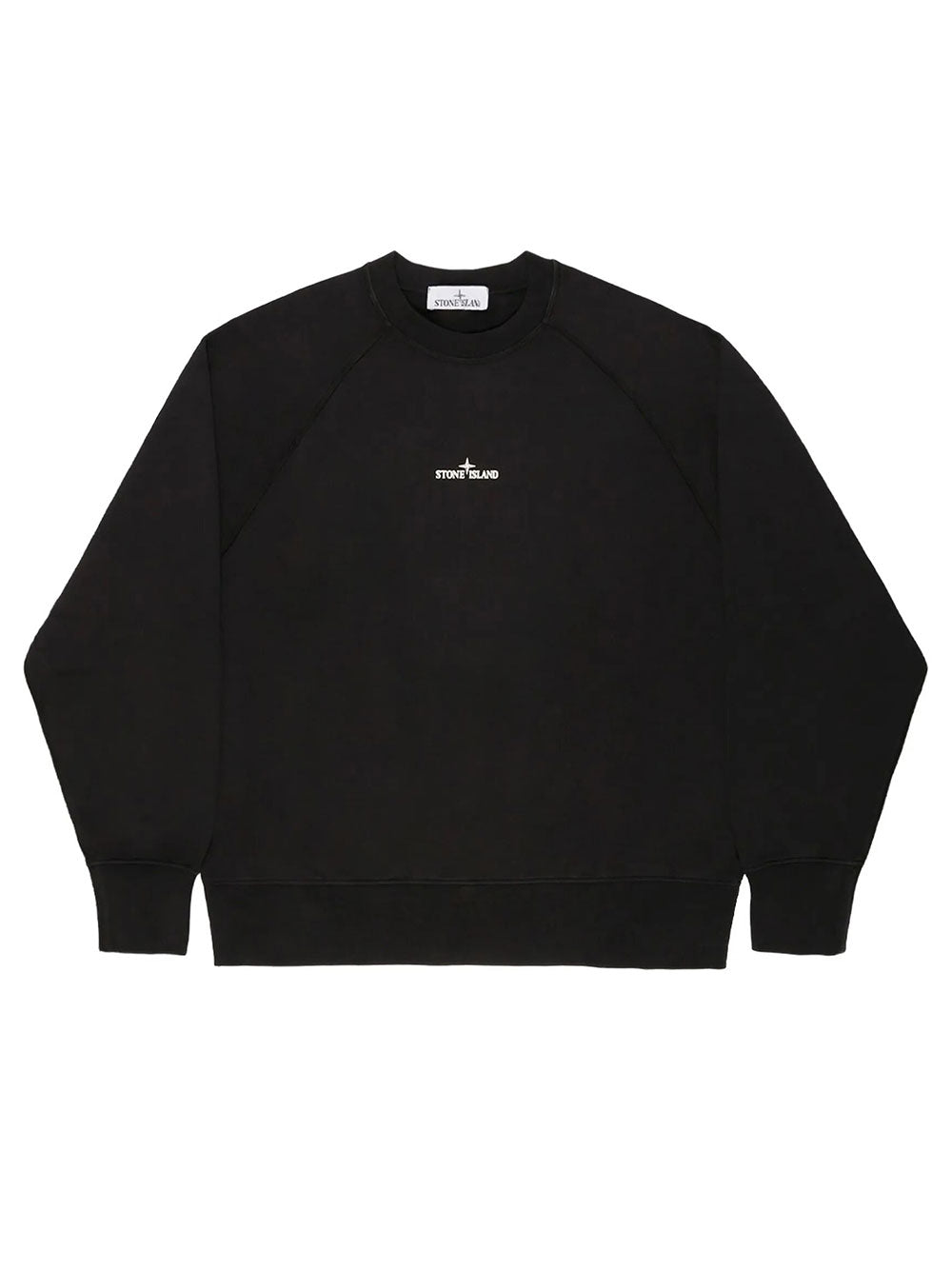 Stone Island Men Crewneck Sweatshirt In Cotton Fleece With `Desert` Print