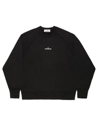 STONE ISLAND Crewneck Sweatshirt In Cotton Fleece With `Desert` Print Women