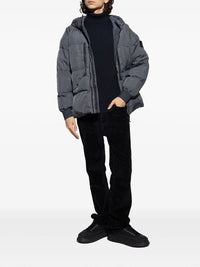 Stone Island Men Wool Turtleneck Sweater In Full Ribs