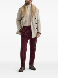Brunello Cucinelli Men Cashmere English Rib Turtleneck Sweater