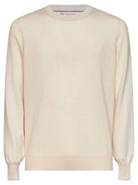 Brunello Cucinelli Men Cashmere Crew Neck Sweater