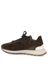 BRUNELLO CUCINELLI Suede Runners With Shiny Tab Women