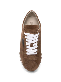 BRUNELLO CUCINELLI Brunello Cucinelli Women Suede Runners With Shiny Tab
