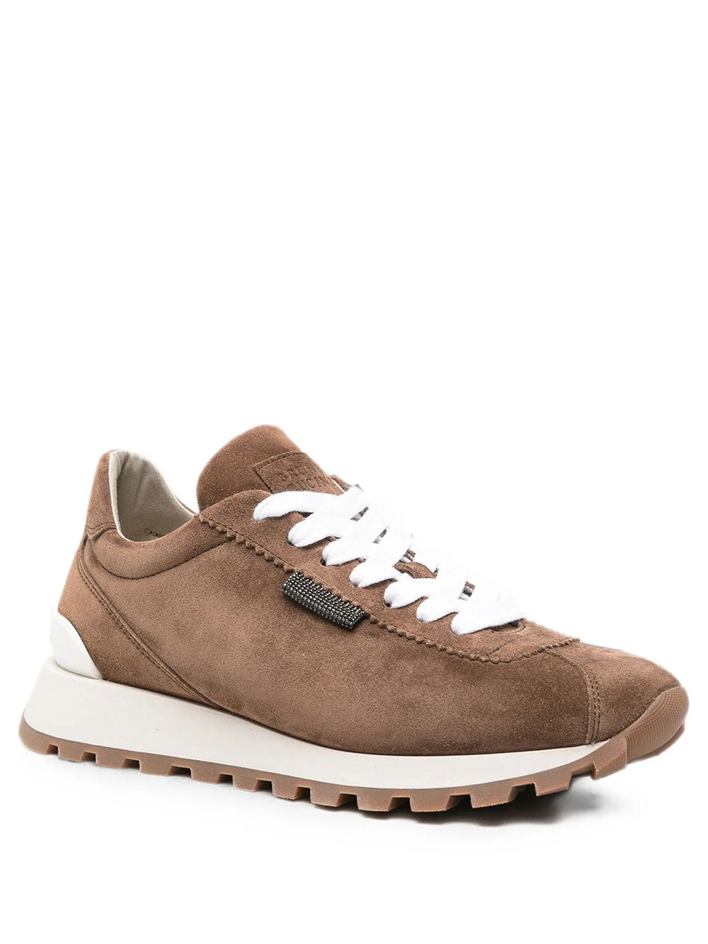 BRUNELLO CUCINELLI Brunello Cucinelli Women Suede Runners With Shiny Tab