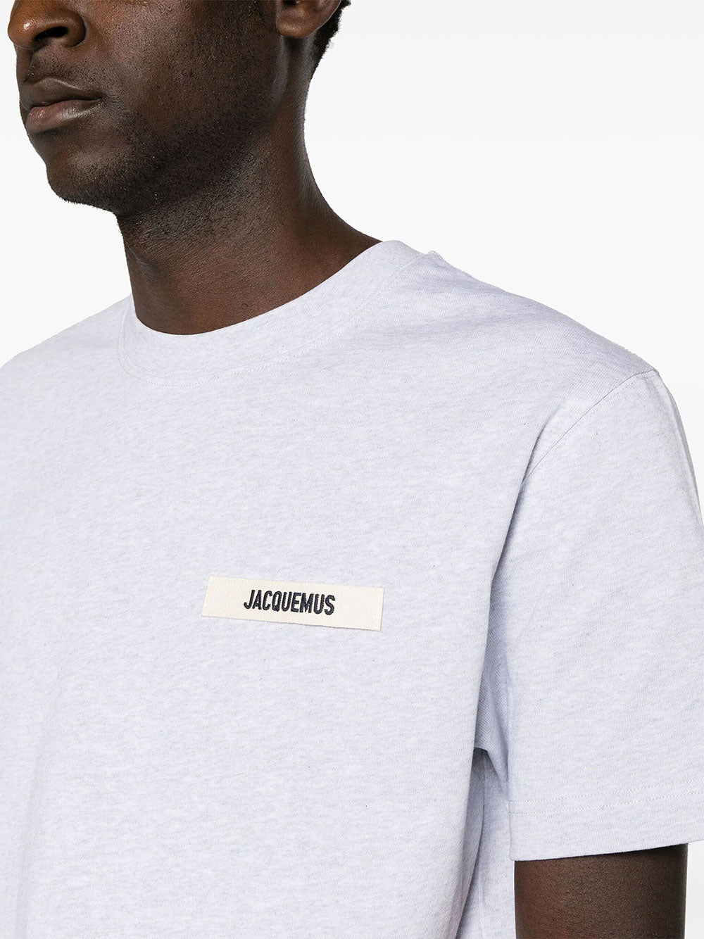 Jacquemus Men Le T-Shirt Gros Grain In Cotton