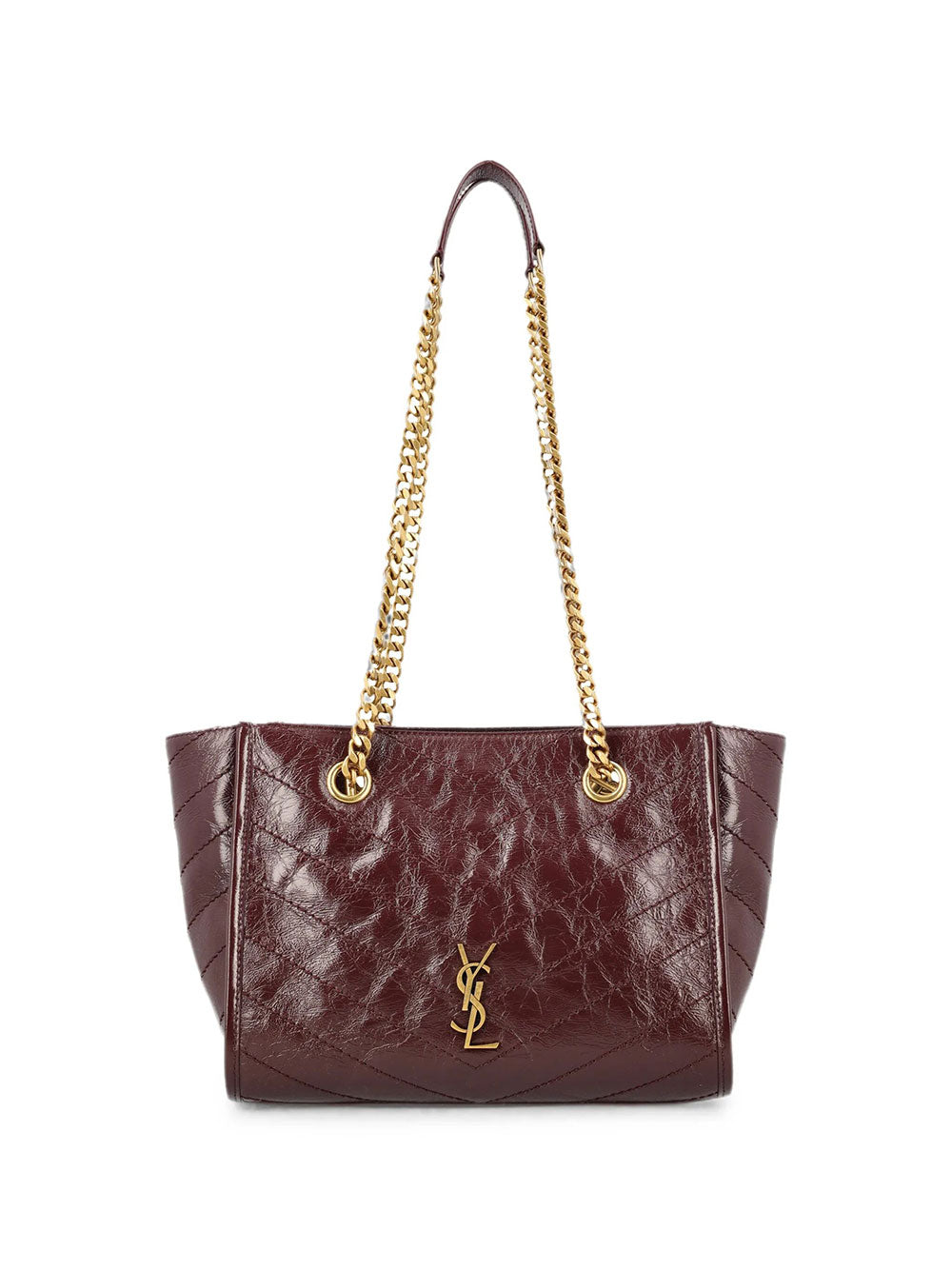 SAINT LAURENT Saint Laurent Women Niki Small Shopping In Vintage Leather