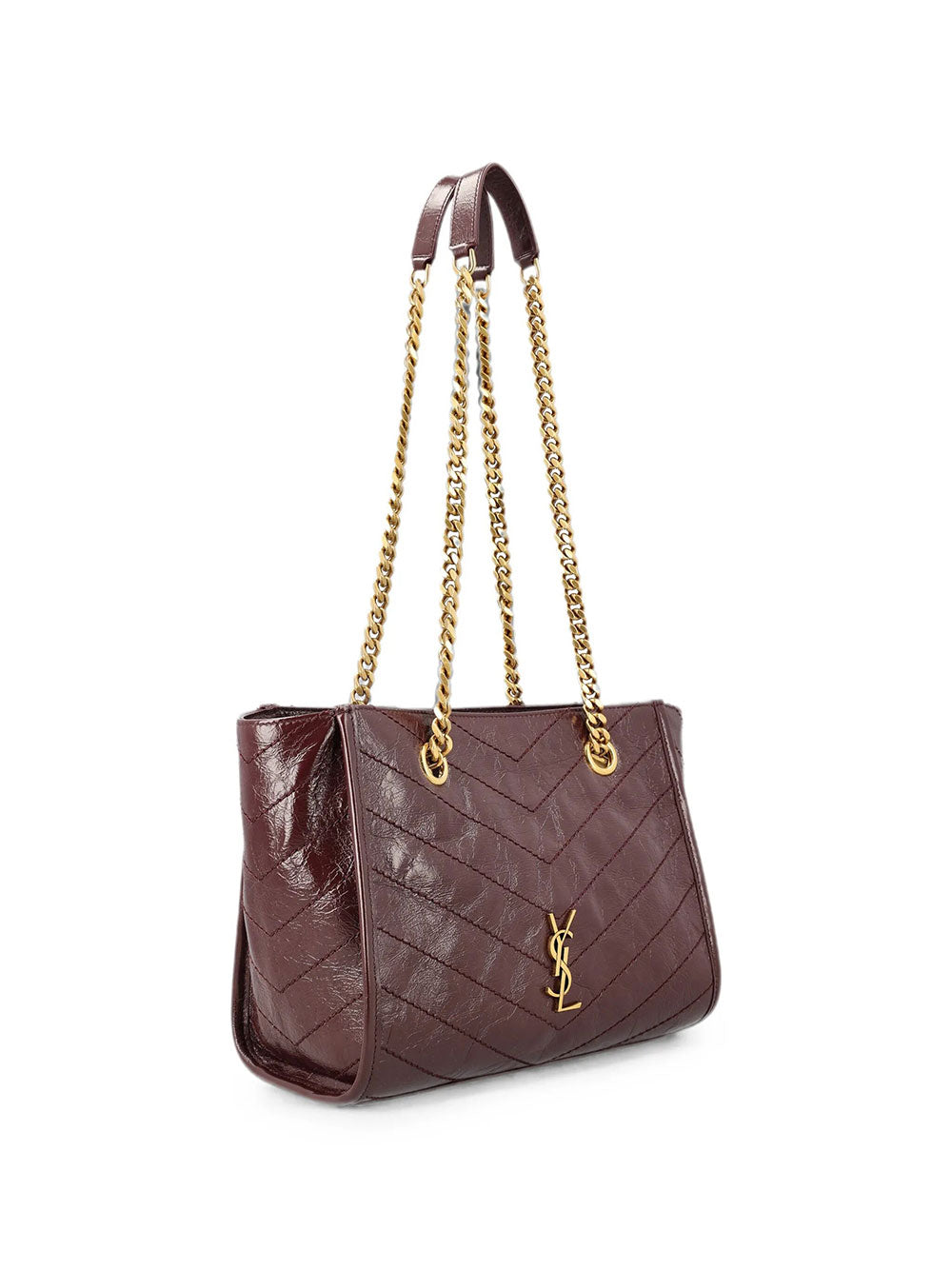 SAINT LAURENT Saint Laurent Women Niki Small Shopping In Vintage Leather