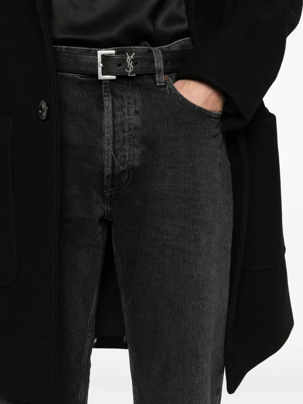 SAINT LAURENT Saint Laurent Men Mick Long Jeans In Westwood Denim
