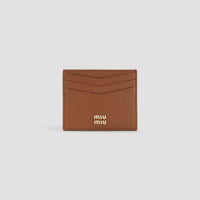 Miu Miu Calf Leather Card Case Women
