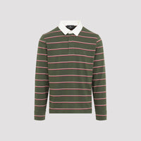 Etro L/S Striped Polo Men
