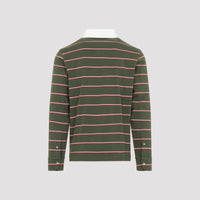 Etro L/S Striped Polo Men