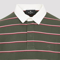 Etro L/S Striped Polo Men