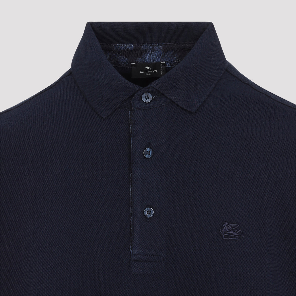 Roma Printed Detail Polo Men