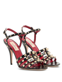 VALENTINO GARAVANI Sandalo Rockstud In Capretto 100Mm Women