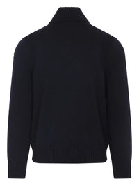 MONCLER Cardigan Imbottito In Lana Con Zip Women