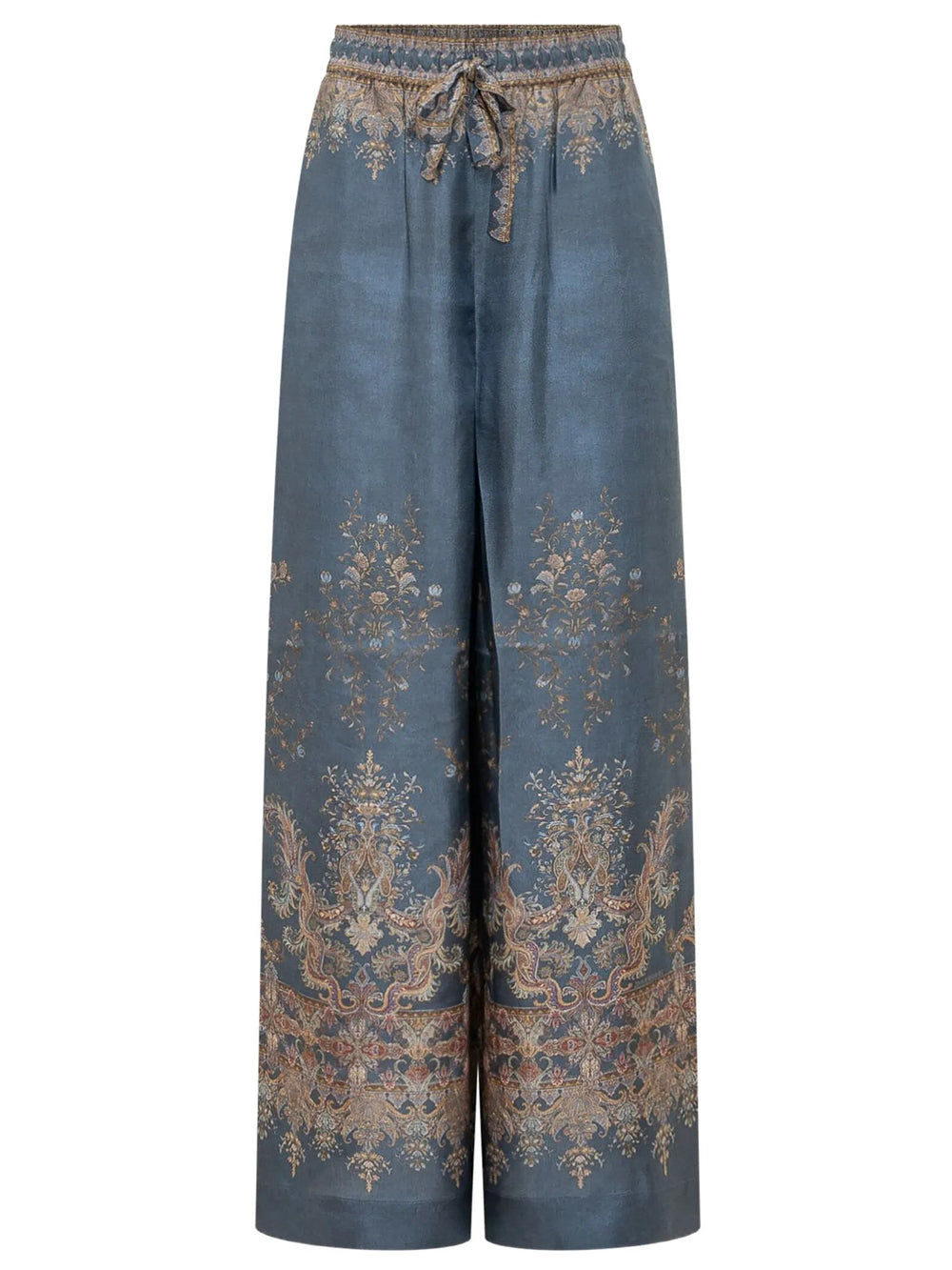 ZIMMERMANN Pantaloni Valiant In Seta Paisley Women