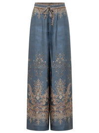 ZIMMERMANN Pantaloni Valiant In Seta Paisley Women
