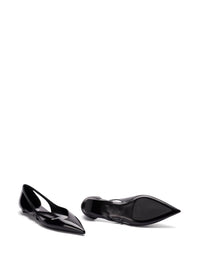 PRADA Prada Women Brushed Leather Cut-Out Ballerinas