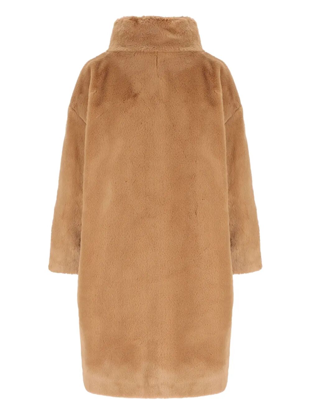 HERNO High-Neck Faux-Fur Coat Women